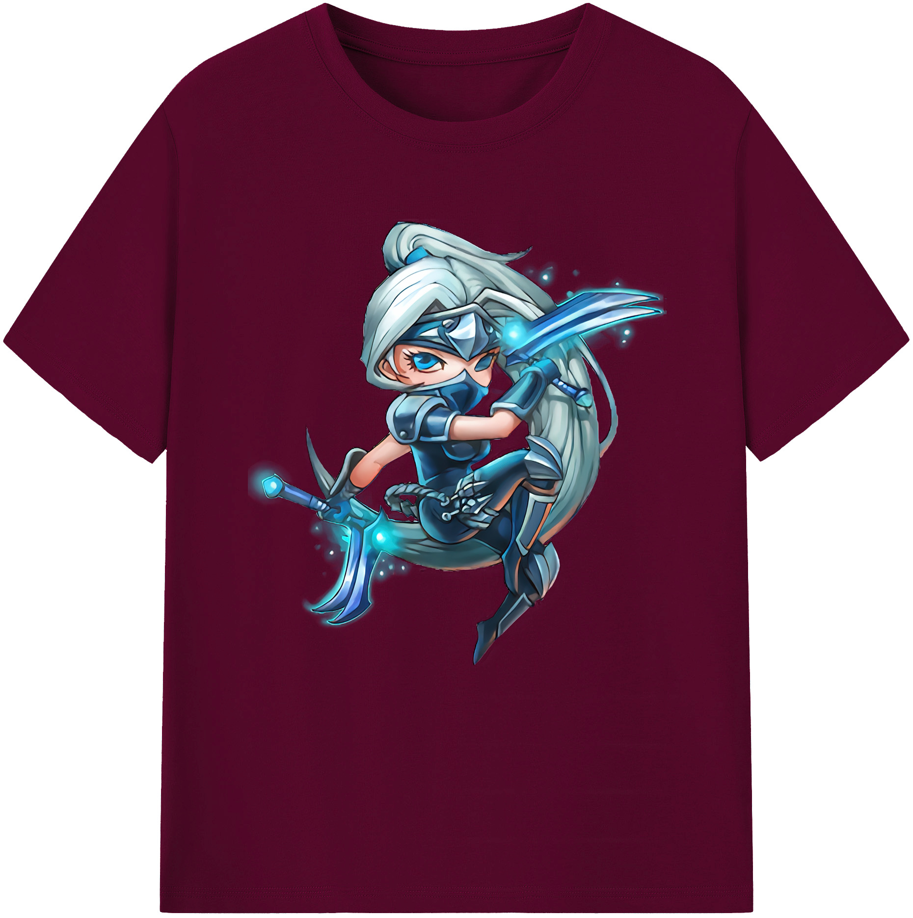 （画像用） リーグ・オブ・レジェンド League of Legends LOL レディースカジュアルプリントTシャツ（綿100％）
